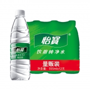怡宝 纯净水 矿泉水 555ml*12瓶/组