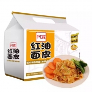 京喜app：阿宽 红油面皮 麻酱味 四连包 480g