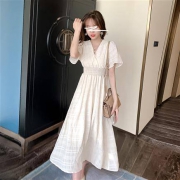 卡芙琳  女士法式气质中长裙  K8005160758