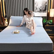 索隆 家纺 纯色乳胶凉席三件套 150*200cm
