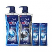 PLUS会员：CLEAR 清扬 净澈控油沐浴露600g+100g 赠冰凉酷爽沐浴露600g+100g+小巨蛋牙膏160g