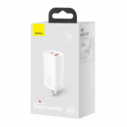 多协议兼容！BASEUS 倍思 65W GaN Lite 氮化镓充电器 1C1U + 100W数据线 线充套装