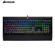 PLUS会员：USCORSAIR 美商海盗船 K68 104键 有线机械键盘 黑色 Cherry红轴 RGB