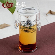 杰艺 玻璃陶瓷双耳泡茶器