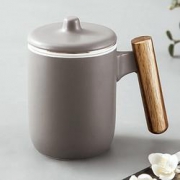 PLUS会员：MAXCOOK 美厨 MCTC123 陶瓷茶杯 380ml