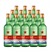 88VIP：北京红星二锅头酒 白酒 大二绿瓶 56度 500ml*12瓶