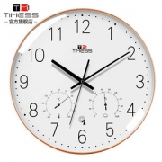 TIMESS 中国码电波表 14英寸 温度湿度显示 自动对时分秒不差