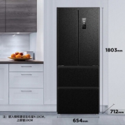 618预售：MELING 美菱 BCD-368WPU9CY 法式多门冰箱 368升