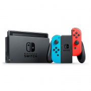 任天堂（Nintendo）Switch 游戏机NS 红蓝手柄 增强续航版 日版