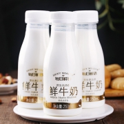 每日鲜语 鲜牛奶全脂鲜奶 250ml*12瓶