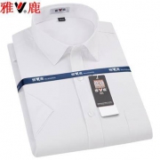 雅鹿 夏季薄款短袖衬衫