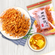 启泰 精品虫草花干货 130g*3袋 赠陈皮25g