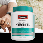 Swisse 斯维诗 1000mg 野生深海鱼油胶囊 400粒*2件