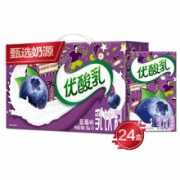 618预售：伊利 优酸乳无菌砖蓝莓味 250g*24盒/箱