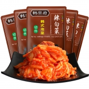韩宗府 正宗辣白菜450g+萝卜块250g
