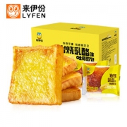 来伊份 岩烧乳酪吐司 500g*2件整箱