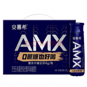 伊利 安慕希AMX 小黑瓶0蔗糖高端原味酸奶230g*10盒/箱 宝藏酸奶 膳食纤维 0蔗糖添加