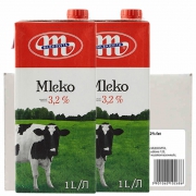 MLEKOVITA 妙可 全脂牛奶 1L*12盒*3箱