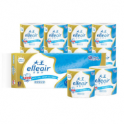 PLUS会员！GOO.N 大王 elleair 立体压花卷纸 3层140g10卷