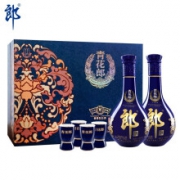 京东PLUS会员：LANGJIU 郎酒 青花郎 陈酿 53度 酱香型白酒 500ml*2瓶