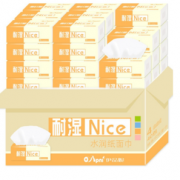 白 菜价！伊品妮 原木抽纸 6包 4层60抽240张