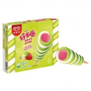 京喜app、plus会员：和路雪 好多圈 苹果+草莓+香草口味 冰淇淋 5支*80g*9件
