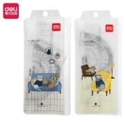 deli 得力 71963 绘图组合套尺 4件套