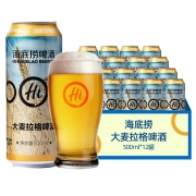 88VIP：海底捞 HI精酿大麦拉格啤酒 500ml*12听
