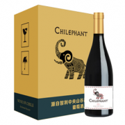 PLUS会员：Chilephant 智象 混酿干红葡萄酒 750ml*6瓶