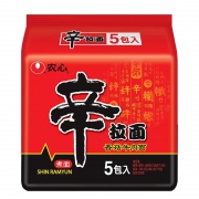 农心 韩国 泡面 方便面 辛拉面120g*5袋