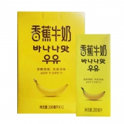 新希望 香蕉牛奶200ml*12盒整箱
