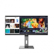 AOC 冠捷 U34P2/BS 34英寸 IPS带鱼屏显示器 （1440P、75Hz）