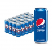 PLUS会员、限重庆：PEPSI 百事可乐 2021年版京东罐 碳酸饮料 330ml*24听*4件