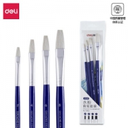 deli 得力 73866 水粉画笔 4支装 双号