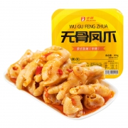 华英 柠檬酸辣泡椒 无骨脱骨凤爪 去骨鸡爪200g