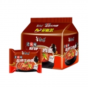 康师傅 方便面 酸辣牛肉面拉面 108g*5袋*2件