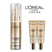 16日0点：L'OREAL PARIS 巴黎欧莱雅 小金管防晒霜 30ml（赠同款防晒7.5ml*2）