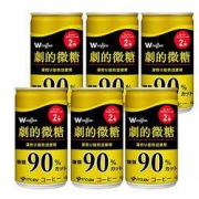ITOEN 伊藤园 W coffee 微糖咖啡 165g*6瓶