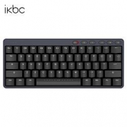 iKBC S200 机械键盘 mini 61键 无线2.4G 黑色 红轴