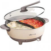 预售、一锅多用！Bear 小熊 DHG-B60R6 多功能电热锅 奶白色 6L