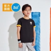 361度 儿童纯棉针织运动短袖T恤