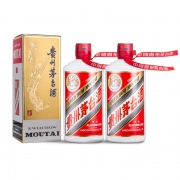 茅台 贵州茅台酒43度飞天茅台 500ml *2瓶