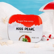 kisspearl 约会亲嘴接吻糖  无糖口香薄荷糖 14g*7