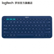 logitech 罗技 K380 79键 蓝牙薄膜键盘 蓝色 无光