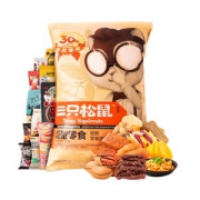 三只松鼠 巨型零食大礼包3226g 共30袋