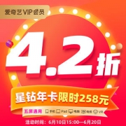 爱奇艺 星钻VIP会员 12个月 通杀爱奇艺所有付费产品