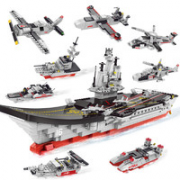 安全环保！HUIQIBAO TOYS 汇奇宝 LL8565 辽宁号 1265颗粒
