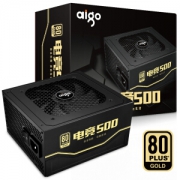 aigo 爱国者 电竞 500 金牌（90%）非模组ATX电源 500W