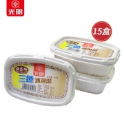 PLUS会员：光明牌 三色杯冰淇淋 105g*15盒*2件