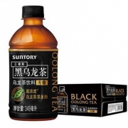 SUNTORY 三得利 无糖黑乌龙茶饮料 349ml*24瓶